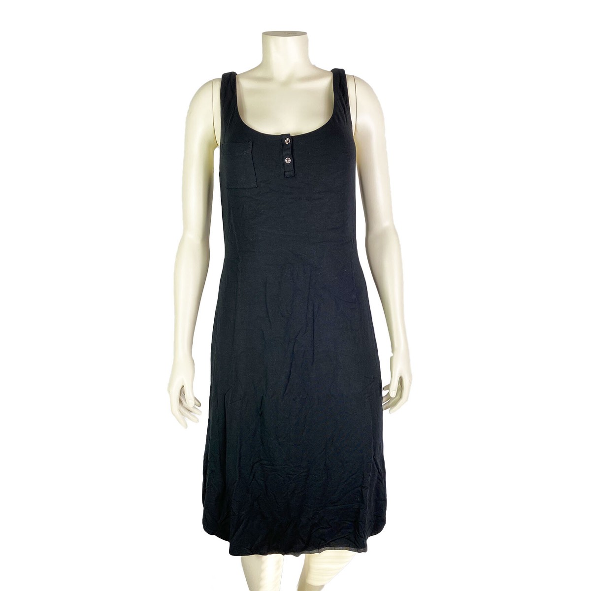 knee length tank top dress TART Knee-Length Dress, Black, Size S Style:SR1446D