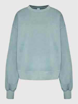 Reebok Damen grau Classics Natural Dye Fleece Rundhalsausschnitt Pullover UVP 55 £