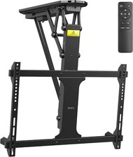 Electric TV Ceiling Mount for 32-70 inch Screens, Remote Controlled Drop Down, 3