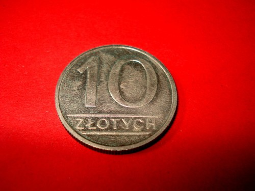 "10 ZLOTY POLEN": JAHR 1984, KURSMÜNZE, UMLAUFMÜNZE, MÜNZE VOLKSREPUBLIK POLEN!