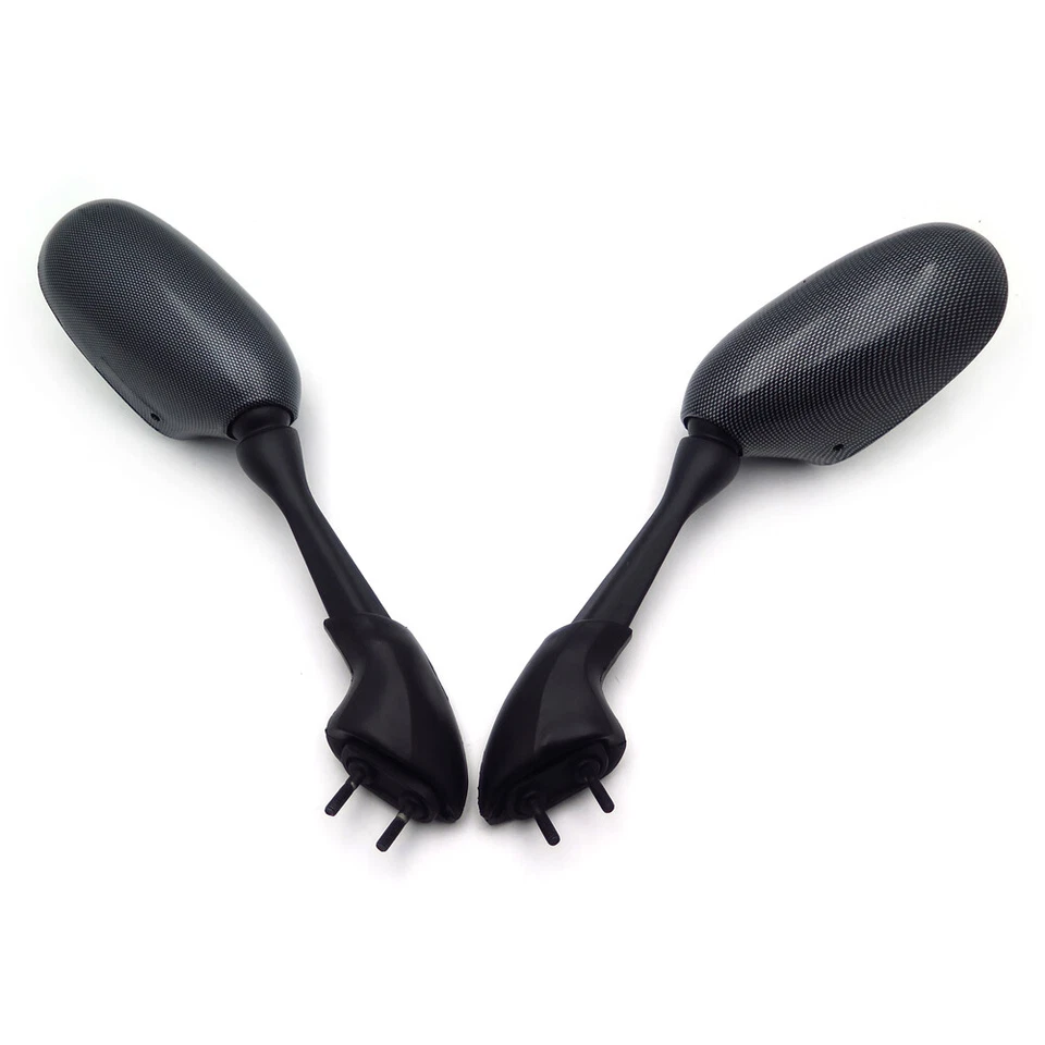 Espejos retrovisores de carreras aptos para Yamaha Fz1/Fzs1000 2001 2002 2003 2004 2005 fibra de carbono Foto 3 de 4