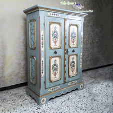 Voglauer Anno 1700 Altblau Dielenschrank Bauernschrank Schlafzimmerschrank