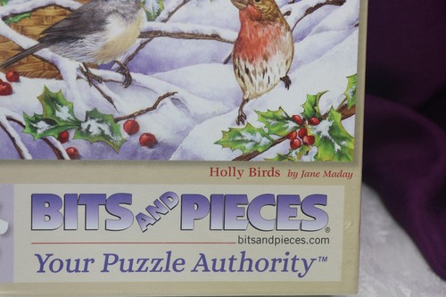 Bits and Pieces Holly Birds by Jane Maday 500 Piece Puzzle NEW SEALED - Picture 4 of 12