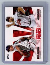 John Smoltz, Greg Maddux #12P-20 2023 Topps One Two Punch