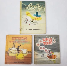 Hardie Gramatky Books Lot Of 3 Vintage Kids Picture Books Little Toot Loopy READ