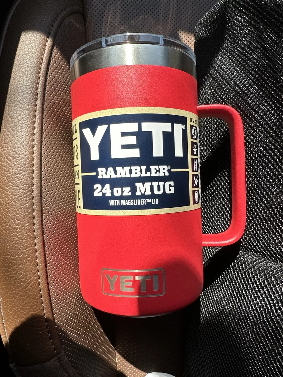 Yeti Rescue Red 24 Oz Mug/SOLD OUT ONLINE/RARE/BEER/EXCLUSIVE/LIMITED  EDITION