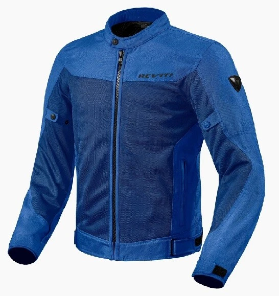 Motorcycle Jacket Rev It Revit Eclipse Blue Clear Light Blue Jacket