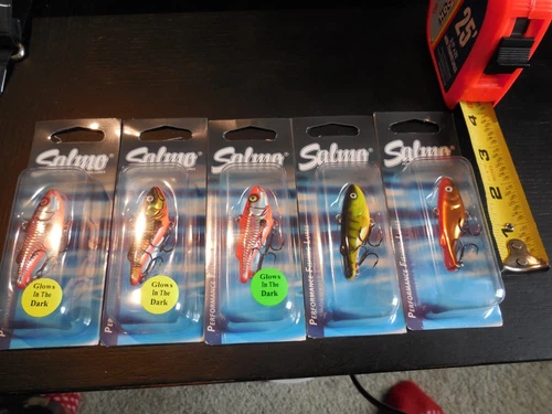 YOU PICK ONE SALMO ZIPPER SZ4 GRP  1-3/4" SINKING, 3/8 oz CASTING, VERTICAL ICE