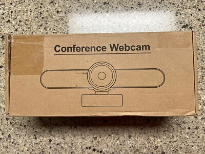 TONGVEO 4K Webcam Conference Room Web Camera with Microphone and Speaker