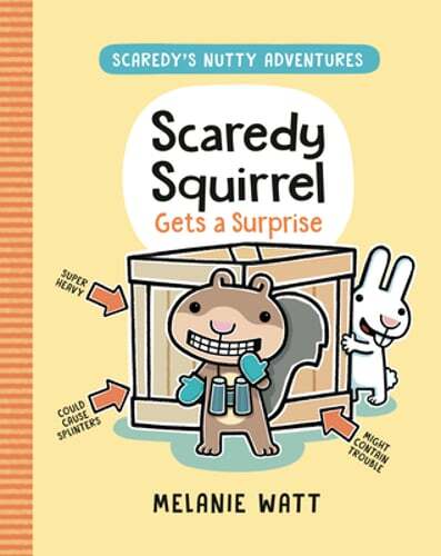 Scaredy Squirrel Gets a Surprise: (A Graphic Novel) by Melanie Watt: New
