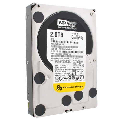 Western Digital Black 2TB Re4-GP WD2003FYPS 5400U/min 64MB Sata II 3,5'' Zoll - Picture 2 of 5