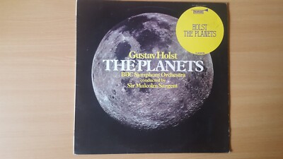 Gustav Holst The Planets By Sir Malcolm Sargent BBC Symphony Orchestra Vinyl VGC