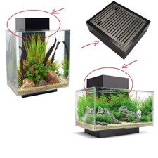 Abdeckung Haube mit Belüftung für Aquarium Fluval Edge 2.0 - schwarz A13870