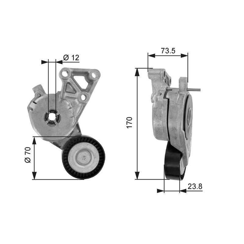 GATES DRIVEALIGN TENSIONER - T38148 - Image 18