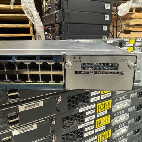 Cisco TWS3750X-3560X (A) | 24-Port Network Switch | Tested & Working | Used - Picture 3 of 6