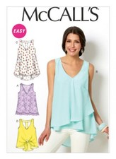 McCalls Ladies Easy Sewing Pattern 6960 Summer Tops & Tunics (McCalls-696...