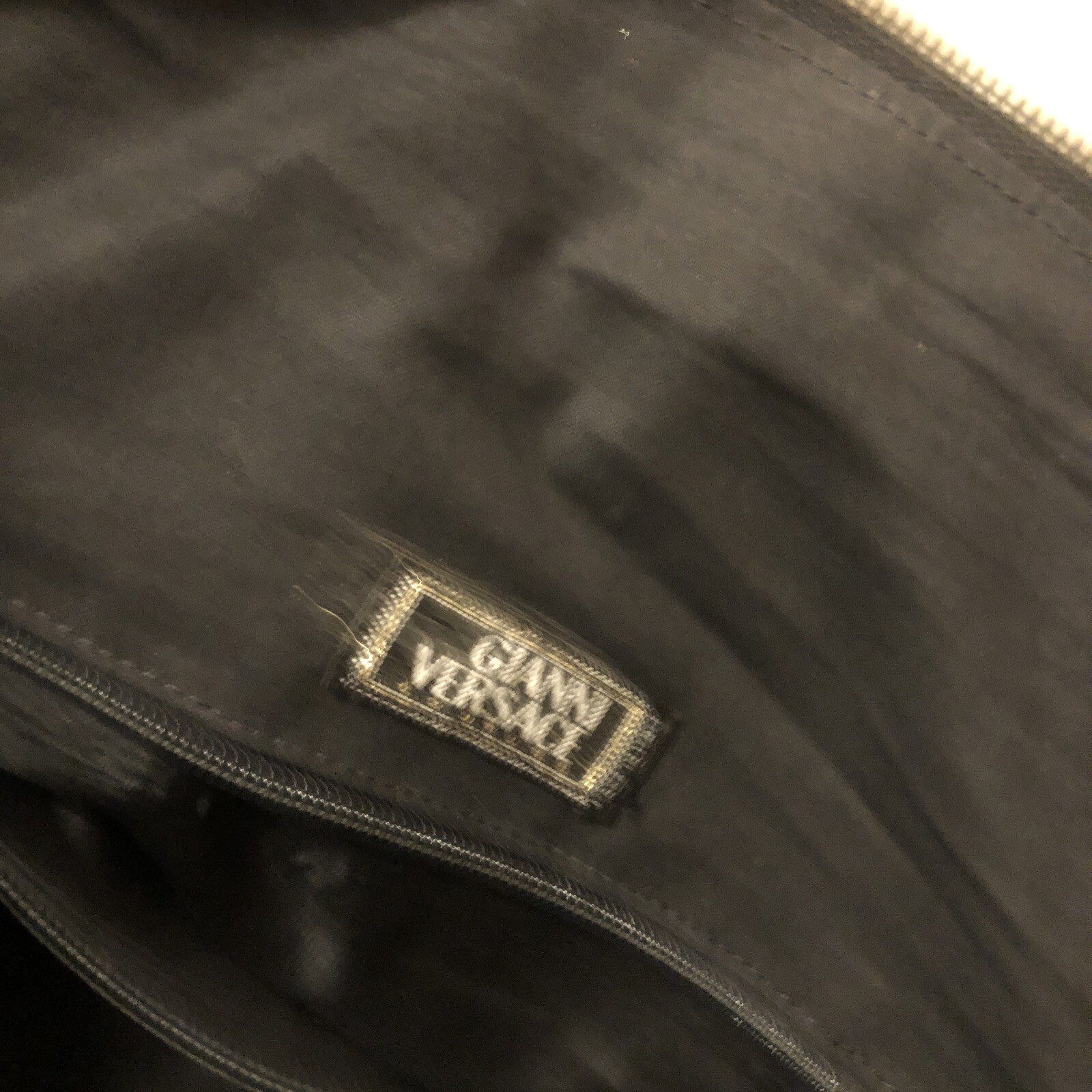 Authentic Versace Large Canvas Double Handle Satc… - image 4