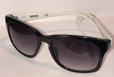 KENNETH COLE REACTION SUNGLASSES BLACK  WHITE PLASTIC FRAME KC 1192 FRAMES ONLY