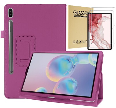 For Samsung Galaxy Tab S7 FE 12.4'' Folio Leather Case Stand Cover  Screen Cover