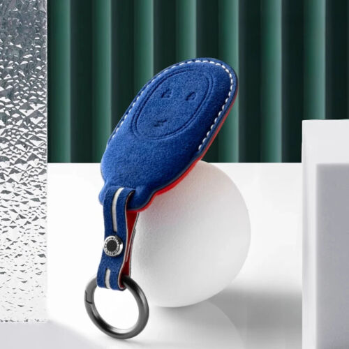 Alcantara Car Key Bag for NIO ET5 ET7 ES7 ES6 ES8 ET5T Key Case Cover Keychain
