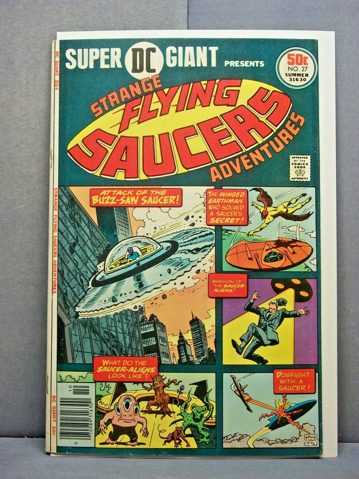 SUPER DC GIANT PRESENTS (DC 1976)  #27   STRANGE FLYING SUCERS ADVENTURES