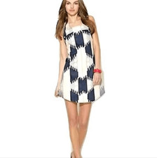 Marc Jacobs Abstract Jumper Dress Size 2 Sleeveless Patch Work Short 