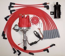 Small Cap Buick Big Block 400 430 455 Red Hei Distributor Black Coil Wires