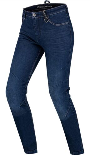 New SHIMA Devon Motorcycle Jeans - Ventilated Elastic Slim Fit Women Size 28