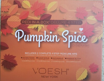 Pumpkin Spice Pedi In A Box Delixe 4 Step