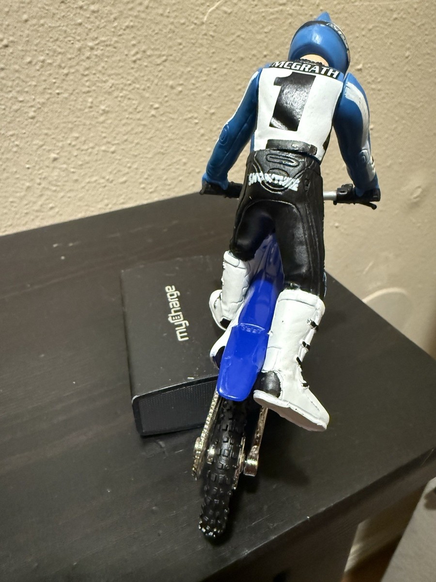 Hot Wheels Moto Core Moto X w/Jeremy McGrath Figure Yamaha YZ250