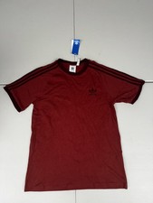ADIDAS 3-Stripes California Tee Originals Mens Red JN7019 NWT Pick Size
