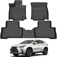 All Weather Car Floor Mats Compatible with 2022-2024 Lexus NX Hybrid & Plug-in
