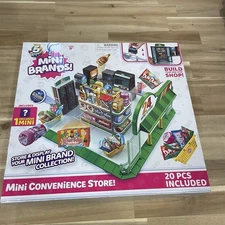 ZURU 5 Surprise Mini Brands Mini Convenience Store Playset with 1 Exclusive Mini