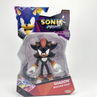 Jakks Sonic Prime Shadow the Hedgehog Boscage Maze 5'' Articulated Figure Netflix