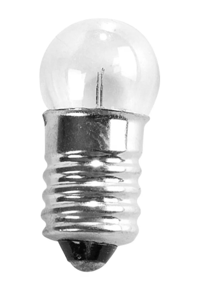 Light Bulb Clear 6v 3w Tungsten Pygmy E10 Dimmable Lyvia Electrical 606