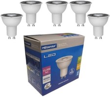 Megaman LED GU10 Par16 Lamp Pack of 5 - 4000k Spotlight Bulbs