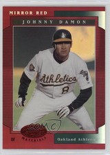 2001 Leaf Certified Materials Mirror Red /75 Johnny Damon #62 04cw