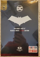 McFarlane DC Red Hood New 52 Black & White Accent Edition Gold Label BBTS