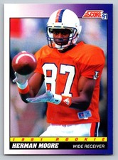 1991 Score #568 Herman Moore