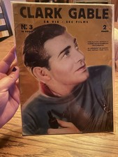 Vintage French Magazine Featuring Clark Gable Cover   No. 3  1936