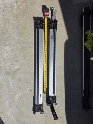Thule AeroBlade Aero Bar Raised Roof Rails Small And Medium