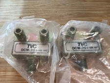 TWO (2) TVC DCW-20 5-1000 MHz Coaxial Cable TV 2-Way Splitter