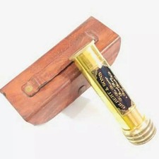 Collectible Antique vintage brass kaleidoscope collectible optical maritime