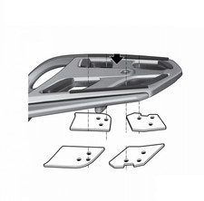 BMW R1200 RT -09/13 / K1600 GT -13/17- SUPPORT TOP CASE SHAD-W0RT19ST