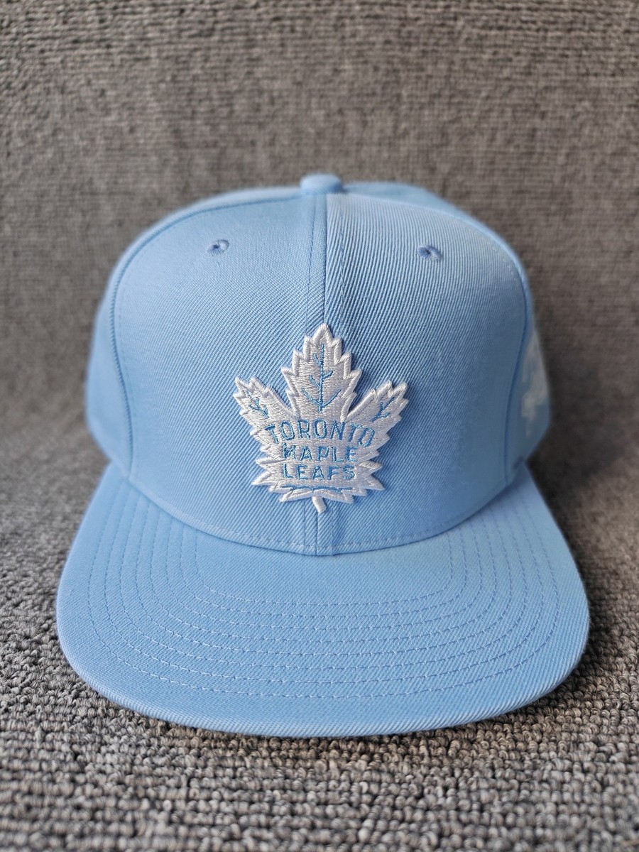Mitchell & Ness Toronto Maple Leafs 75th Anniversary Snapback Hat Blue New
