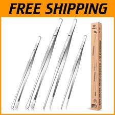 High Quality Stainless Steel Tweezers for Food Prep
