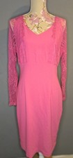 Holly Willoughby pink dress size 14 vgc