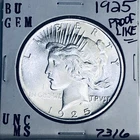 1925 P BU GEM PEACE SILVER DOLLAR UNC MS+++ U.S. MINT RARE COIN 7316