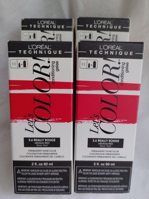 L'Oréal Technique Permanent Haircolor Gelee  Medium Red 5.6 Really Rouge 2 fl oz