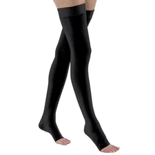 JOBST Relief 20-30mmHg Thigh High Open Toe Compression Stockings Silicone Petite
